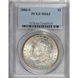 1886-S $1 MS63 PCGS