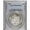 Image 3 : 1887 $1 Deep Mirror Prooflike MS64 PCGS