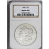 Image 1 : 1887 $1 Deep Mirror Prooflike MS64 NGC
