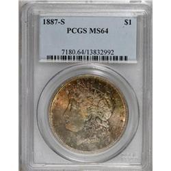 1887-S $1 MS64 PCGS