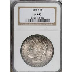 1888-S $1 MS63 NGC