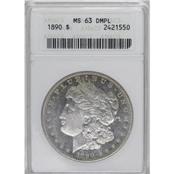 1890 $1 Deep Mirror Prooflike MS63 ANACS