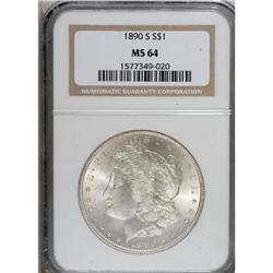 1890-S $1 MS64 NGC