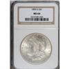 Image 1 : 1890-S $1 MS64 NGC