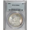 Image 1 : 1891 $1 MS62 PCGS