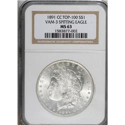 1891-CC $1 MS63 NGC
