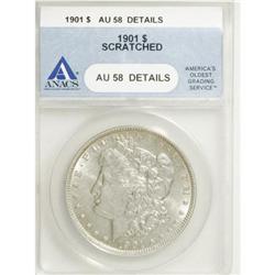 1901 $1 AU58 ANACS