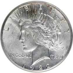 1922-S $1 MS60 ANACS