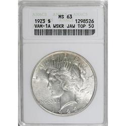 1923 $1 MS63 ANACS