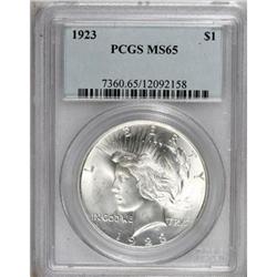 1923 $1 MS65 PCGS