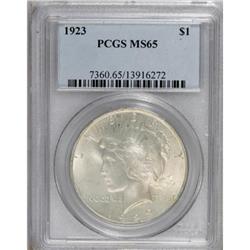 1923 $1 MS65 PCGS