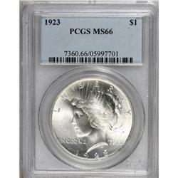 1923 $1 MS66 PCGS