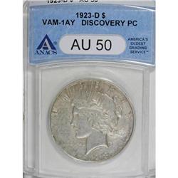 1923-D $1 AU50 ANACS