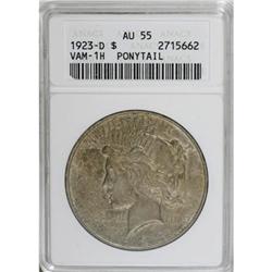 1923-D $1 AU55 ANACS