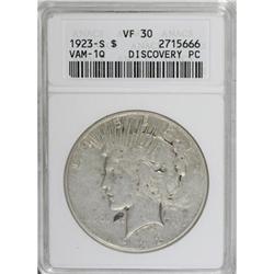 1923-S $1 VF30 ANACS