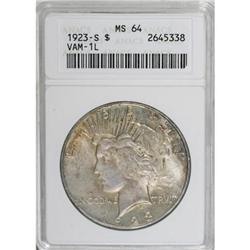 1923-S $1 MS64 ANACS