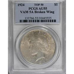 1924 $1 AU55 PCGS