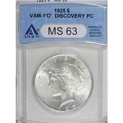 1925 $1 MS63 ANACS