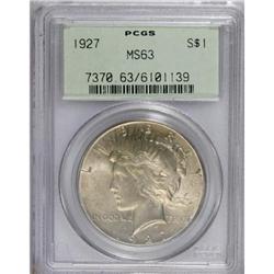 1927 $1 MS63 PCGS