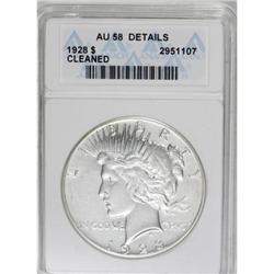 1928 $1 AU58 ANACS