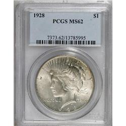 1928 $1 MS62 PCGS