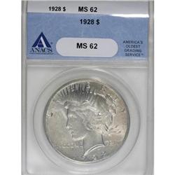 1928 $1 MS62 PCGS