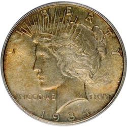 1934 $1 MS64 PCGS