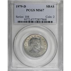 1979-D SBA$ MS67 PCGS