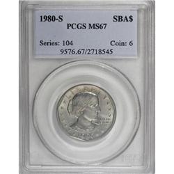 1980-S SBA$ MS67 PCGS