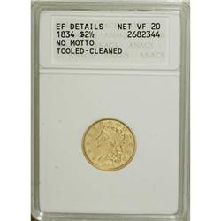 1834 $2 1/2 Classic VF20 ANACS