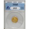 Image 1 : 1849 $2 1/2 AU55 ANACS