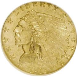 1913 $2 1/2 MS62 NGC