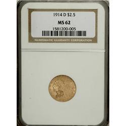 1914-D $2 1/2 MS62 NGC