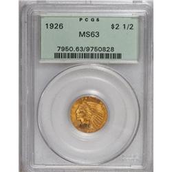 1926 $2 1/2 MS63 PCGS