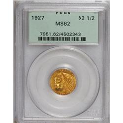 1927 $2 1/2 MS62 PCGS