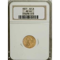 1927 $2 1/2 MS63 NGC