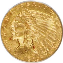 1929 $2 1/2 MS62 PCGS