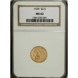 1929 $2 1/2 MS62 NGC