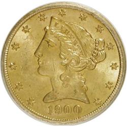 1900 $5 MS63 PCGS