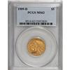 Image 1 : 1909-D $5 MS62 PCGS