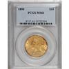 Image 1 : 1890 $10 MS61 PCGS