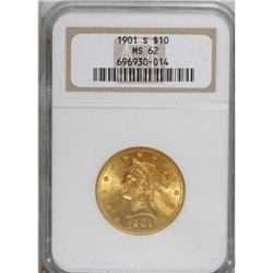 1901-S $10 MS62 NGC