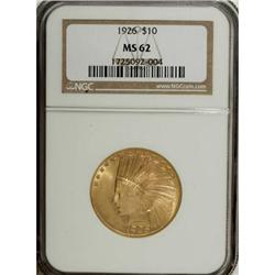 1926 $10 MS62 NGC