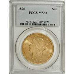 1895 $20 MS62 PCGS