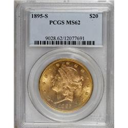 1895-S $20 MS62 PCGS