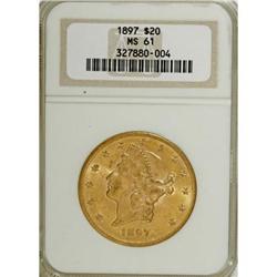 1897 $20 MS61 NGC