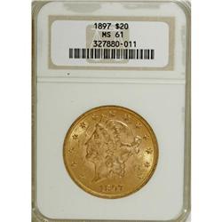 1897 $20 MS61 NGC