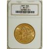 Image 1 : 1897 $20 MS61 NGC