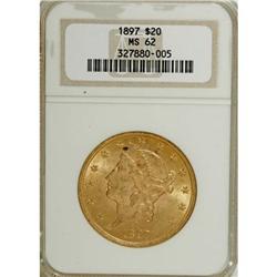 1897 $20 MS62 NGC