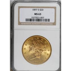 1897-S $20 MS63 NGC
